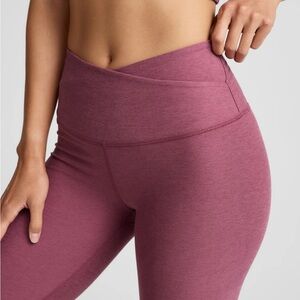 Beyond Yoga At Your Leisure High Waisted Midi Legging Mauve